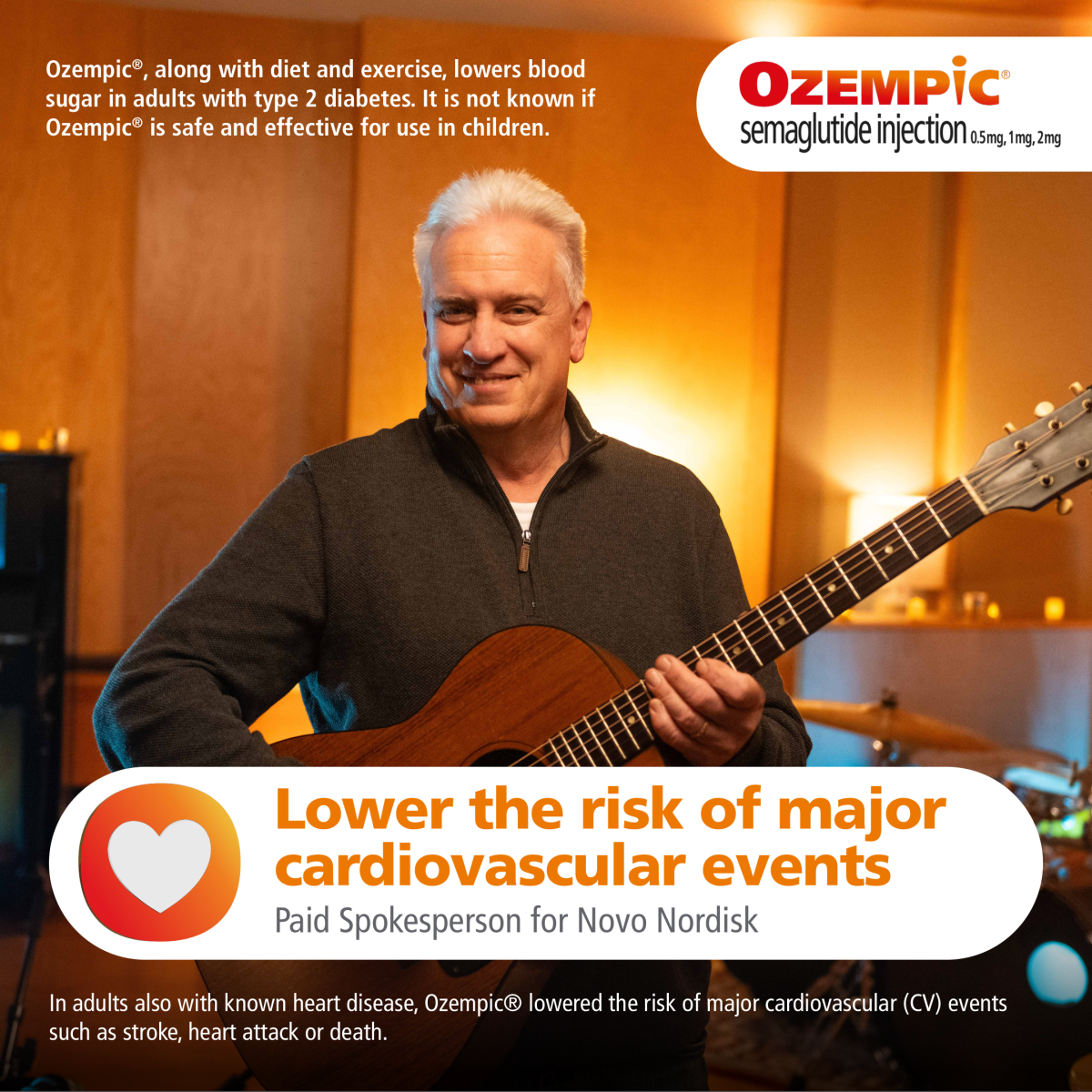 Ozempic Heart Health Awareness Social Graphic