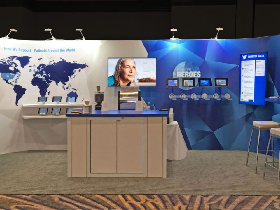 Interactive Patient Education Trade Show Booth