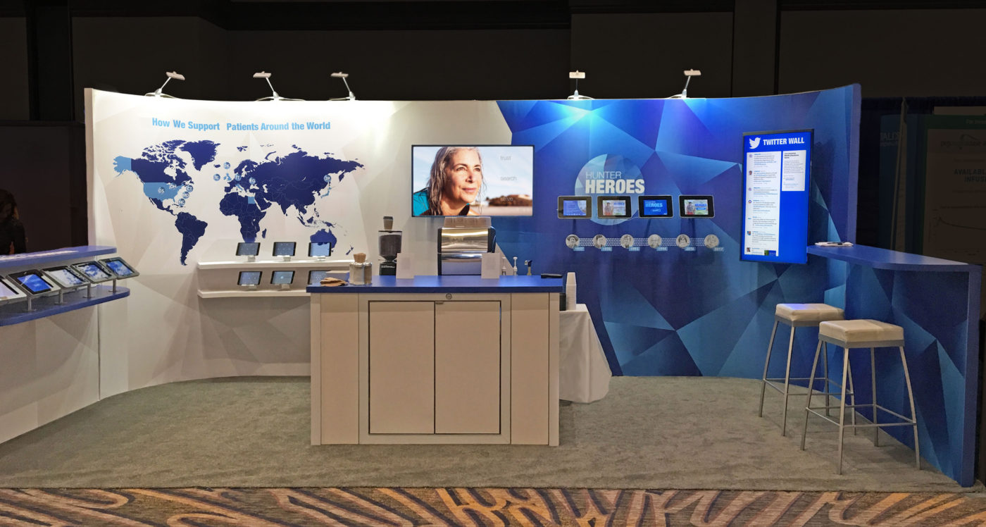 Interactive Patient Education Trade Show Booth