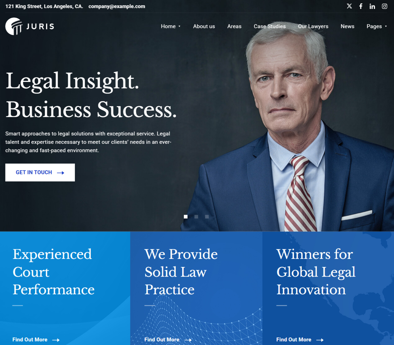 Juris Law Firm Website