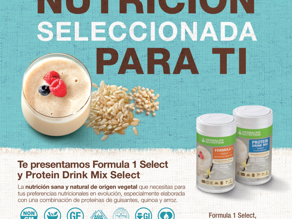 Herbalife Select Nutrition Spanish-Language Print Ad